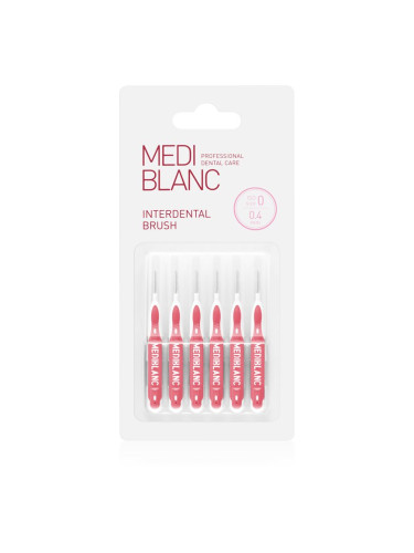 MEDIBLANC Interdental Pick-brush междузъбна четка 0,4 mm Pink 6 бр.