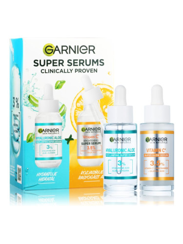 Garnier Skin Naturals серум за лице (подаръчен комплект)