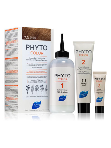Phyto Color боя за коса без амоняк цвят 7.3 Golden Blonde