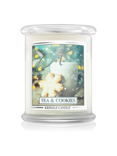 Kringle Candle Tea & Cookies ароматна свещ 411 гр.