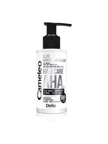 Delia Cosmetics Cameleo AHA подхранваща емулсия за слаба коса 150 мл.