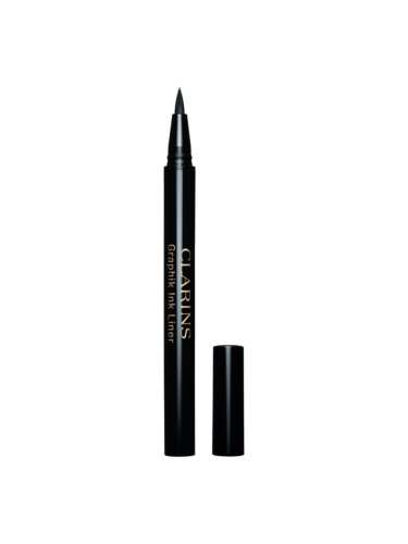 Clarins Graphik Ink Liner Liquid Eyeliner Pen дълготраен маркер за очи цвят 01 Intense Black 0.4 мл.