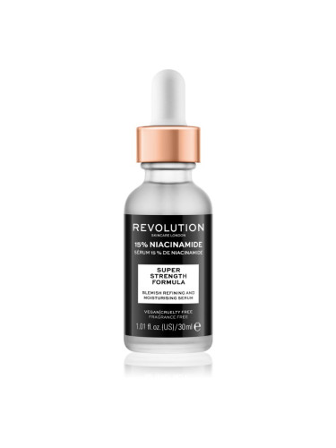 Revolution Skincare Niacinamide 15% хидратиращ серум за проблемна кожа, акне 30 мл.
