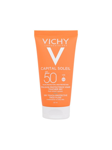 Vichy Capital Soleil Dry Touch Protective Face Fluid SPF50 Слънцезащитен продукт за лице 50 ml