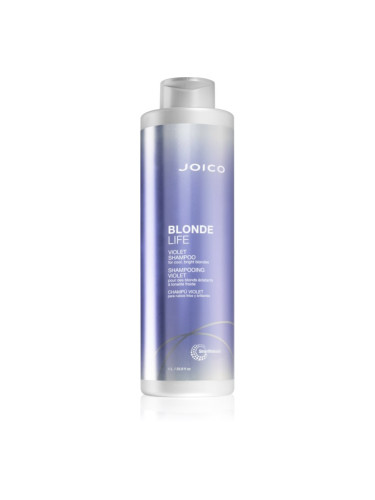 Joico Blonde Life Violet Shampoo лилав шампоан за блонд коса и коса с кичури 1000 мл.