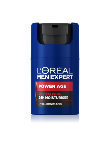 L’Oréal Paris Men Expert Power Age ревитализиращ крем с хиалуронова киселина за мъже 50 мл.