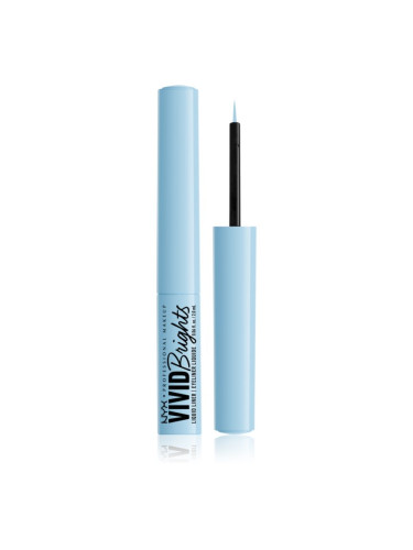 NYX Professional Makeup Vivid Brights течни очни линии цвят 06 Blue Thang 2 мл.
