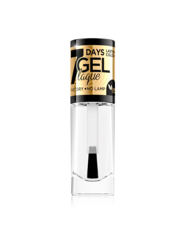 Eveline Cosmetics 7 Days Gel Laque Nail Enamel гел лак за нокти без използване на UV/LED лампа цвят 34 8 мл.