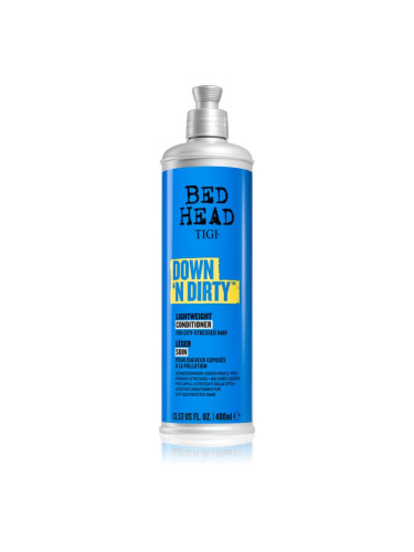TIGI Down N' Dirty Lightweight Conditioner почистващ и детоксикиращ балсам за ежедневна употреба 400 мл.