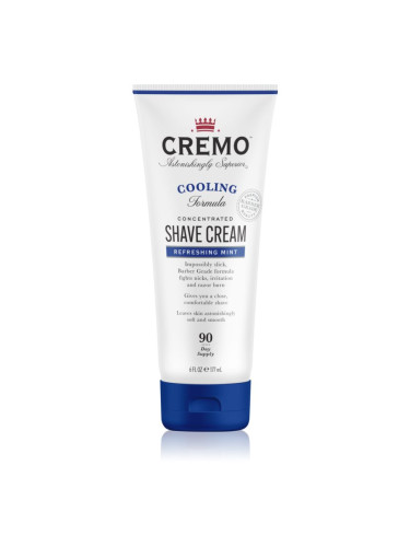 Cremo Refreshing Mint Cooling Shave Cream крем за бръснене в туба за мъже 177 мл.