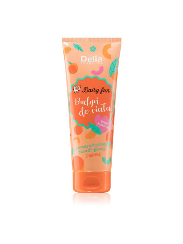 Delia Cosmetics Dairy Fun пяна-грижа за тяло Orange 250 мл.