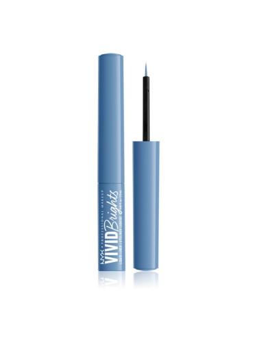 NYX Professional Makeup Vivid Brights течни очни линии цвят 05 Cobalt Crush 2 мл.