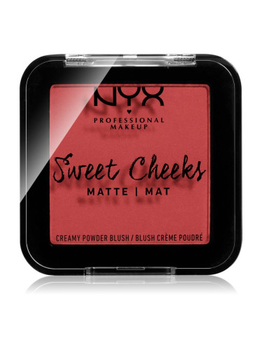 NYX Professional Makeup Sweet Cheeks  Blush Matte руж цвят CITRINE ROSE 5 гр.