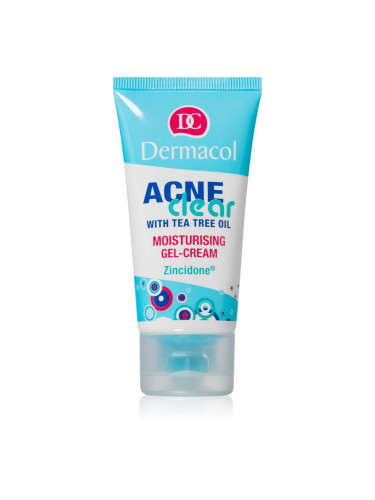 Dermacol Acne Clear хидратиращ гел-крем за проблемна кожа, акне 50 мл.