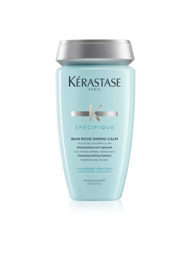 Kérastase Specifique Bain Riche Dermo-Calm шампоан за чувствителен скалп и суха коса без силикони 250 мл.