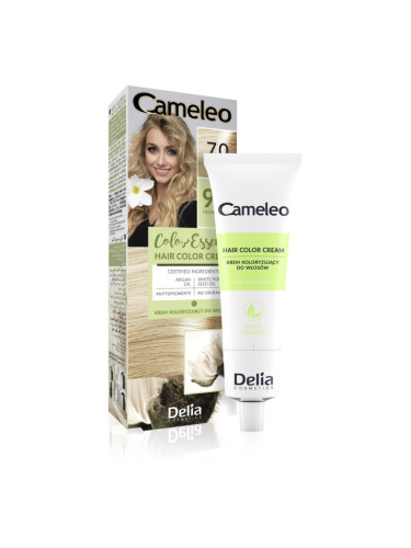 Delia Cosmetics Cameleo Color Essence боя за коса в туба цвят 7.0 Blonde 75 гр.