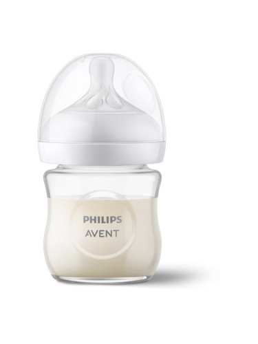 Philips Avent Natural Response Glass бебешко шише 0 m+ 120 мл.