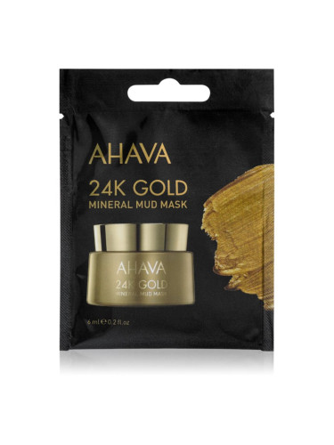 Ahava Mineral Mud 24K Gold минерална маска с кал с 24 каратово злато 6 мл.