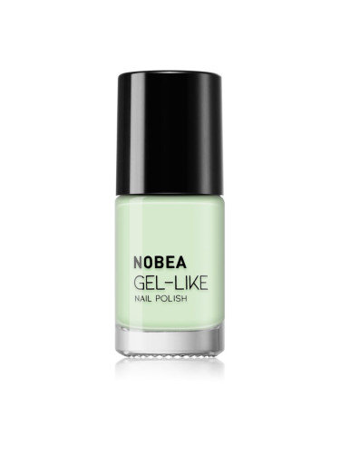 NOBEA Day-to-Day Gel-like Nail Polish лак за нокти с гел ефект цвят 6 мл.