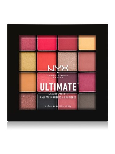 NYX Professional Makeup Ultimate Shadow Palette палитра сенки за очи цвят Phoenix 16 x 0.83 гр.