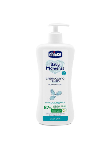 Chicco Baby Moments тоалетно мляко за тяло за деца 500 мл.
