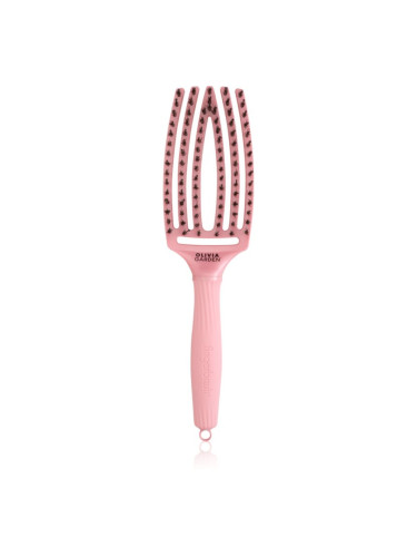 Olivia Garden Fingerbrush Love Pearl Четка за коса Pink 1 бр.