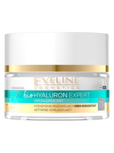 Eveline Cosmetics Bio Hyaluron Expert интензивен регенериращ крем 70+ 50 мл.
