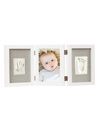 Happy Hands Triple Frame комплект за отпечатъци на бебето 3 x 17×22 cm
