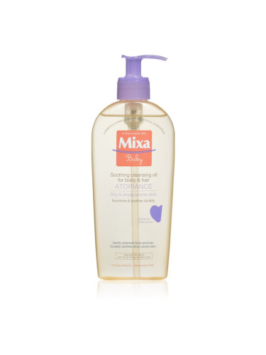 MIXA Atopiance успокояващо почистващо масло за коса и кожа, склонна към атопичен дерматит 250 мл.