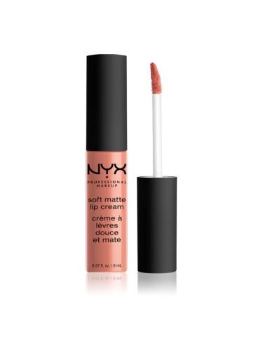 NYX Professional Makeup Soft Matte Lip Cream леко течно матиращо червило цвят 02 Stockholm 8 мл.