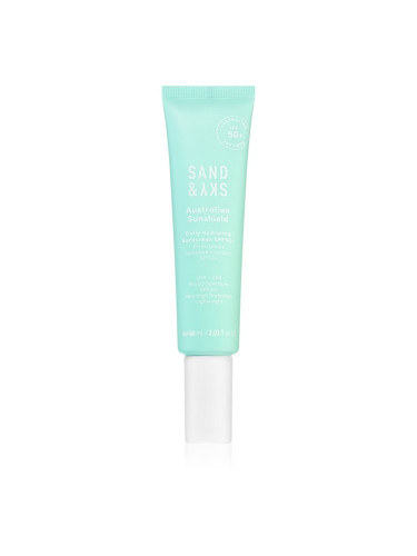 Sand & Sky Australian Sunshield Daily Hydrating Sunscreen SPF50+ лек защитен крем за лице SPF 50+ 60 мл.