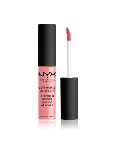 NYX Professional Makeup Soft Matte Lip Cream леко течно матиращо червило цвят 06 Istanbul 8 мл.