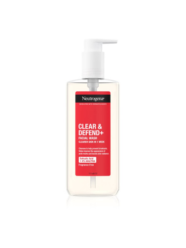 Neutrogena Clear & Defend+ почистващ гел против акне 200 мл.