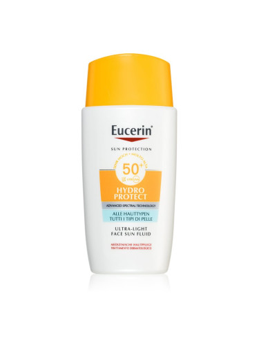Eucerin Sun Protection слънцезащитен флуид за лице SPF 50+ 50 мл.