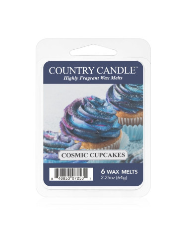 Country Candle Cosmic Cupcakes восък за арома-лампа 64 гр.