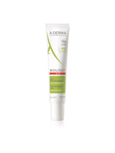 A-Derma Biology A.R. Anti-Redness успокояваща грижа за чувствителна кожа със склонност към почервеняване 40 мл.
