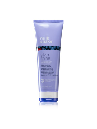 milk_shake® Silver Shine балсам за руса коса неутрализиращ жълтеникавите оттенъци 250 мл.