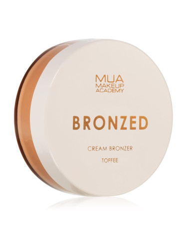 MUA Makeup Academy Bronzed бронзър-крем цвят Toffee 14 гр.