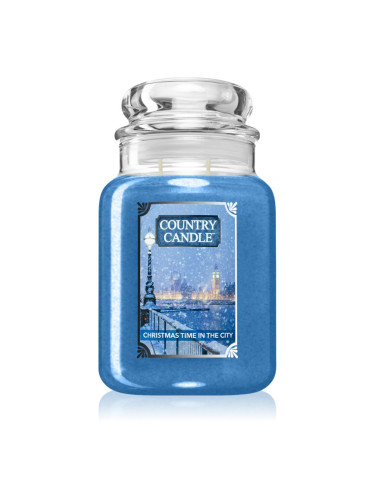 Country Candle Christmas Time In The City ароматна свещ 680 гр.