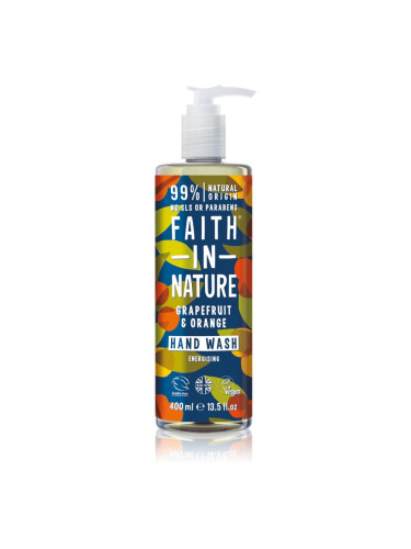 Faith In Nature Grapefruit & Orange натурален течен сапун за ръце 400 мл.