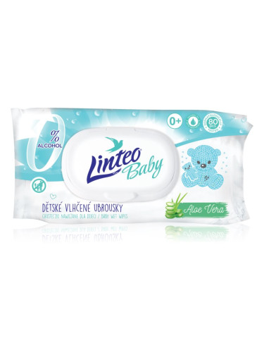 Linteo Baby Pure & Fresh нежни мокри кърпички за бебета с алое вера 80 бр.