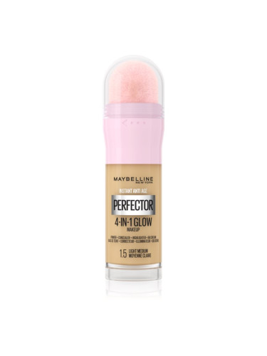 MAYBELLINE NEW YORK Instant Perfector 4-in-1 озаряващ фон дьо тен за естествен вид цвят 1.5 Light Medium 20 мл.