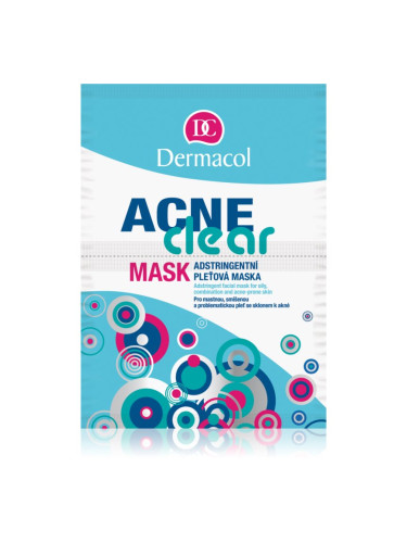 Dermacol Acne Clear маска за лице за проблемна кожа, акне 2x8 гр.