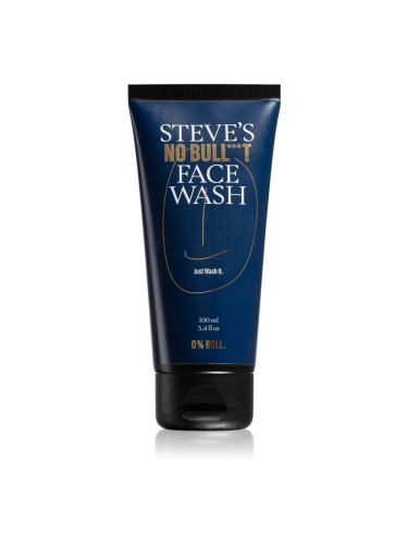Steve's No Bull***t Face Wash почистващ гел за лице за мъже 100 мл.