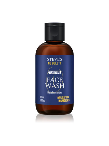 Steve's No Bull***t Tea Ritual Face Wash почистващ гел за лице за мъже 100 мл.