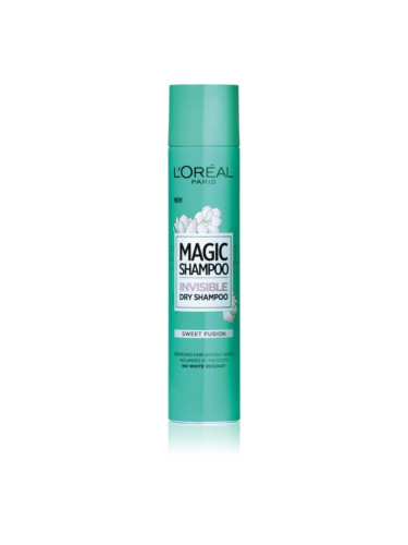 L’Oréal Paris Magic Shampoo Sweet Fusion сух шампоан за обем на косата, неоставящ бели следи 200 мл.