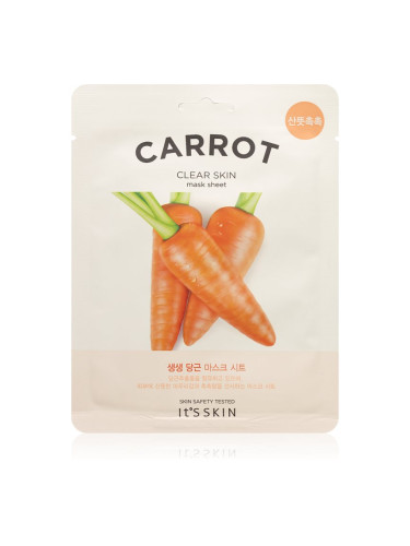 It´s Skin The Fresh Mask Carrot платнена маска с почистващ ефект 19 гр.