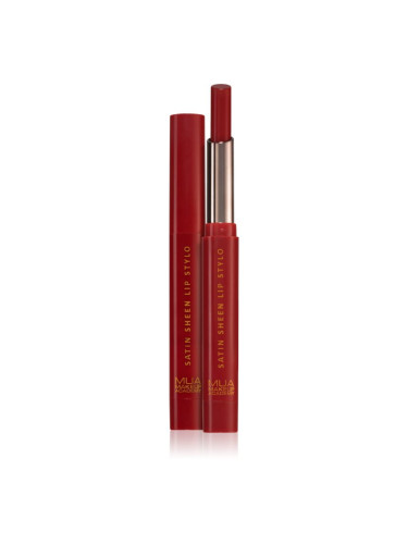 MUA Makeup Academy Satin Sheen сатенено червило цвят Razzleberry 1,5 гр.