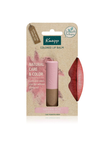 Kneipp Natural Care & Color тониращ балсам за устни цвят Natural Rosé 3,5 гр.