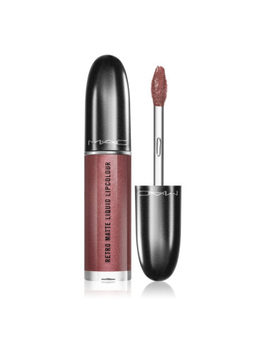 MAC Cosmetics Retro Matte Liquid Lipcolour матиращо течно червило цвят Gemz & Roses 5 мл.